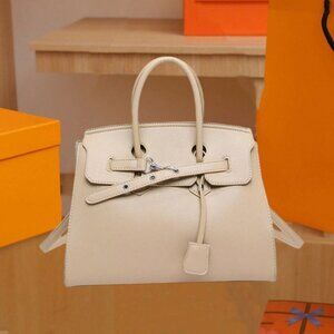 Khaki Elegant Women's Tassel Leather Crossbody Shoulder Bag